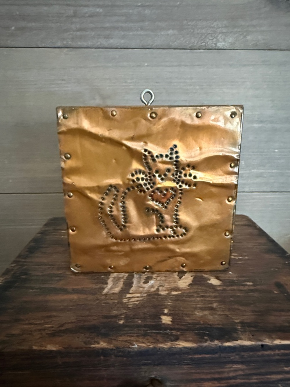 ❤️VTG | Copper Punch Art Wall Hanging